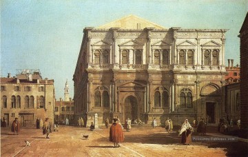 Venise classique œuvres - campo san rocco Canaletto Venise